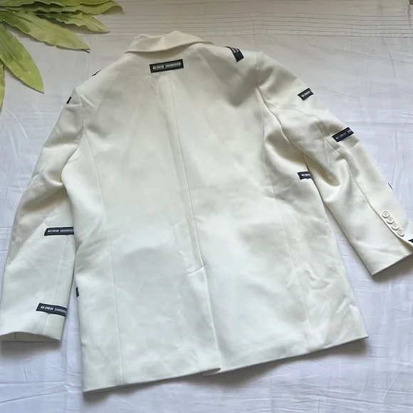 40 Crew White Lead Blazer Jacket - Picture 10 of 15